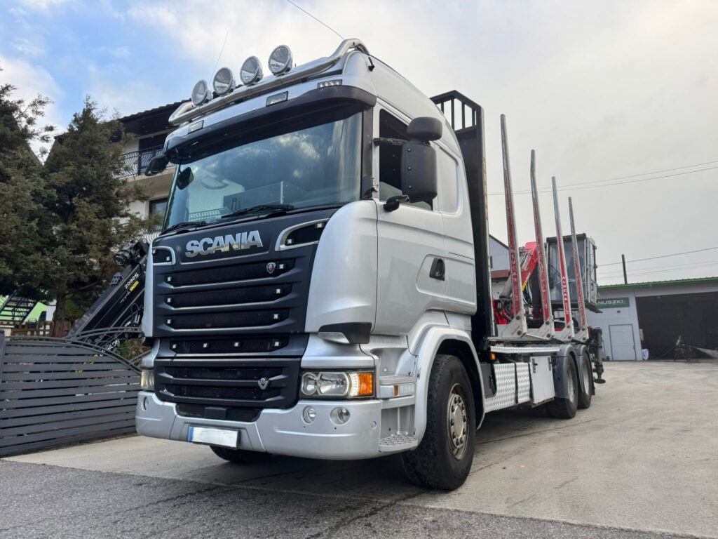 SCANIA R580 - Timber truck, Crane truck: picture 2 SCANIA R580 - Timber truck, Crane truck: picture 2