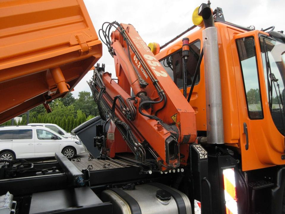 Tipper Unimog U 400 Drei-Seiten-Kipp/ Kran Atlas 65.2, Klima,: picture 10