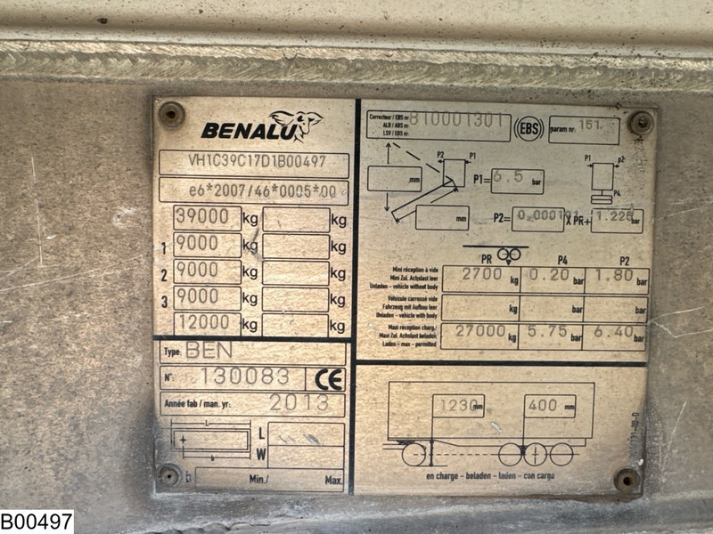 Benalu kipper - Tipper semi-trailer: picture 4 Benalu kipper - Tipper semi-trailer: picture 4