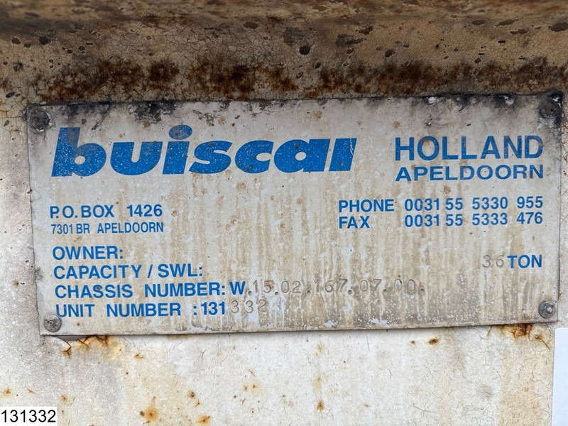 Buiscar HD36 10ft, 20ft, 30ft, 36.000KG - Container transporter/ Swap body semi-trailer: picture 5 Buiscar HD36 10ft, 20ft, 30ft, 36.000KG - Container transporter/ Swap body semi-trailer: picture 5