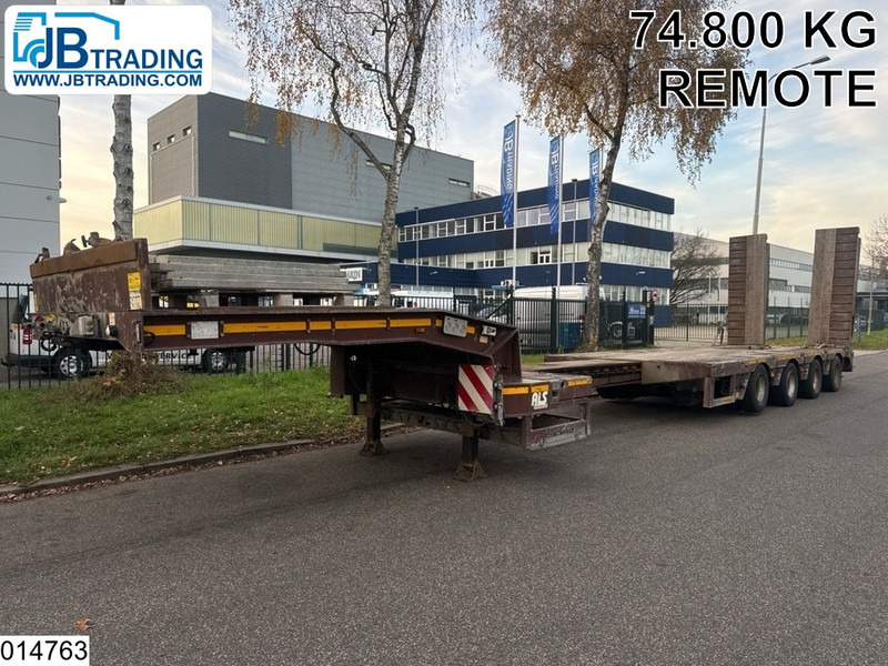 Faymonville Lowbed 74,800 kg, Extendable, Steering axle, Remote - Low loader semi-trailer: picture 1 Faymonville Lowbed 74,800 kg, Extendable, Steering axle, Remote - Low loader semi-trailer: picture 1