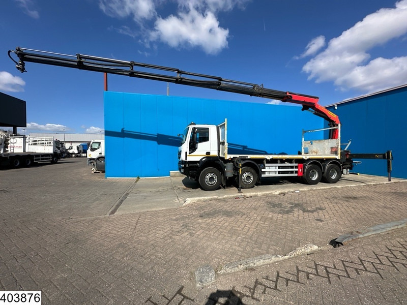 Dropside/ Flatbed truck, Crane truck Iveco X-Way 360 8x4, EURO 6, Palfinger, Remote, Steel suspenion: picture 15