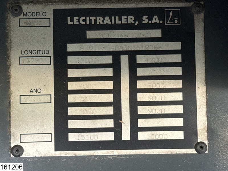 Lecitrailer gesloten bak Dhollandia - Closed box semi-trailer: picture 4 Lecitrailer gesloten bak Dhollandia - Closed box semi-trailer: picture 4