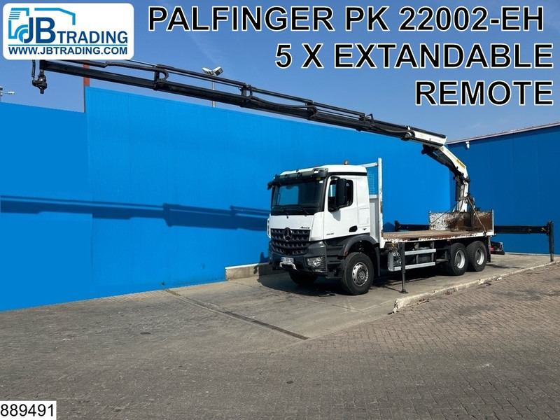 Mercedes-Benz Arocs 2636 6X4, EURO 6, Steel suspension, Palfinger - Dropside/ Flatbed truck, Crane truck: picture 1 Mercedes-Benz Arocs 2636 6X4, EURO 6, Steel suspension, Palfinger - Dropside/ Flatbed truck, Crane truck: picture 1