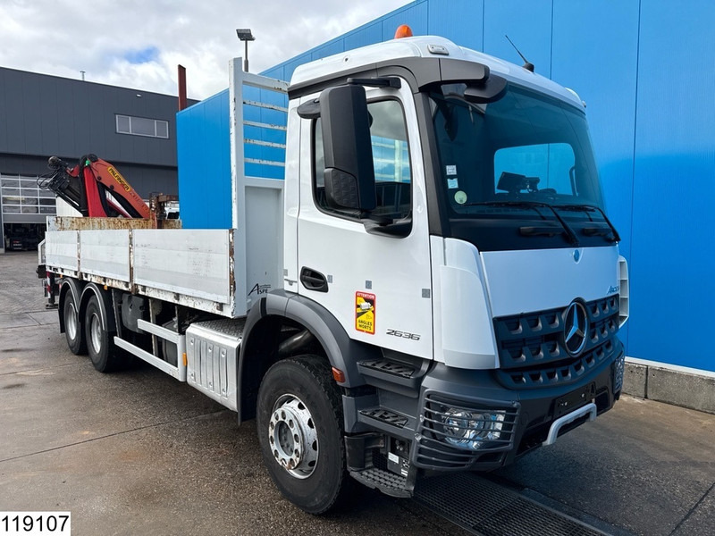 Mercedes-Benz Arocs 2636 6x4, EURO 6, Palfinger, Leaf suspension - Dropside/ Flatbed truck, Crane truck: picture 3 Mercedes-Benz Arocs 2636 6x4, EURO 6, Palfinger, Leaf suspension - Dropside/ Flatbed truck, Crane truck: picture 3