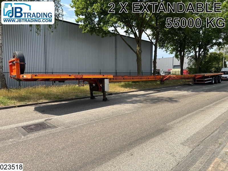 Nooteboom open laadbak 55000 KG, 28.95 m, 2 X Extandable - Dropside/ Flatbed semi-trailer: picture 1 Nooteboom open laadbak 55000 KG, 28.95 m, 2 X Extandable - Dropside/ Flatbed semi-trailer: picture 1
