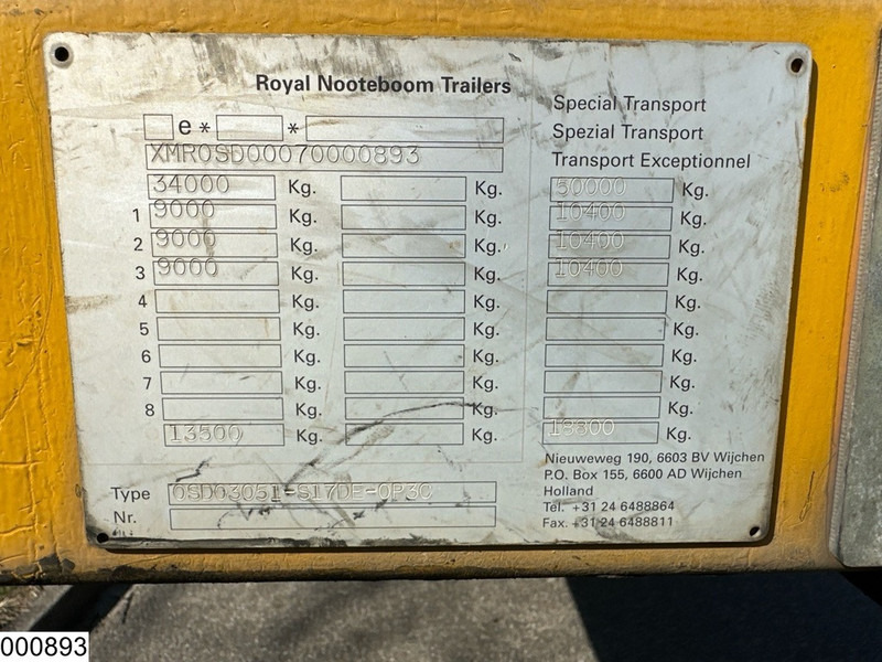 Nooteboom semie OSD 03051, 50.000KG - Low loader semi-trailer: picture 5 Nooteboom semie OSD 03051, 50.000KG - Low loader semi-trailer: picture 5