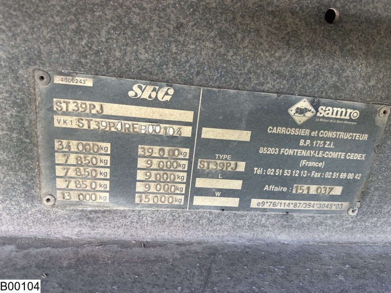 Samro gesloten bak Mega, Jumbo - Closed box semi-trailer: picture 4 Samro gesloten bak Mega, Jumbo - Closed box semi-trailer: picture 4