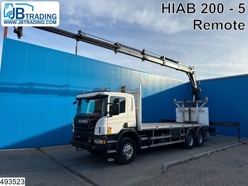Scania P 410 6x4, EURO 6, Hiab, Remote, Retarder - Dropside/ Flatbed truck, Crane truck: picture 1 Scania P 410 6x4, EURO 6, Hiab, Remote, Retarder - Dropside/ Flatbed truck, Crane truck: picture 1