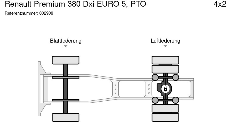 Tractor unit Renault Premium 380 Dxi EURO 5, PTO: picture 11