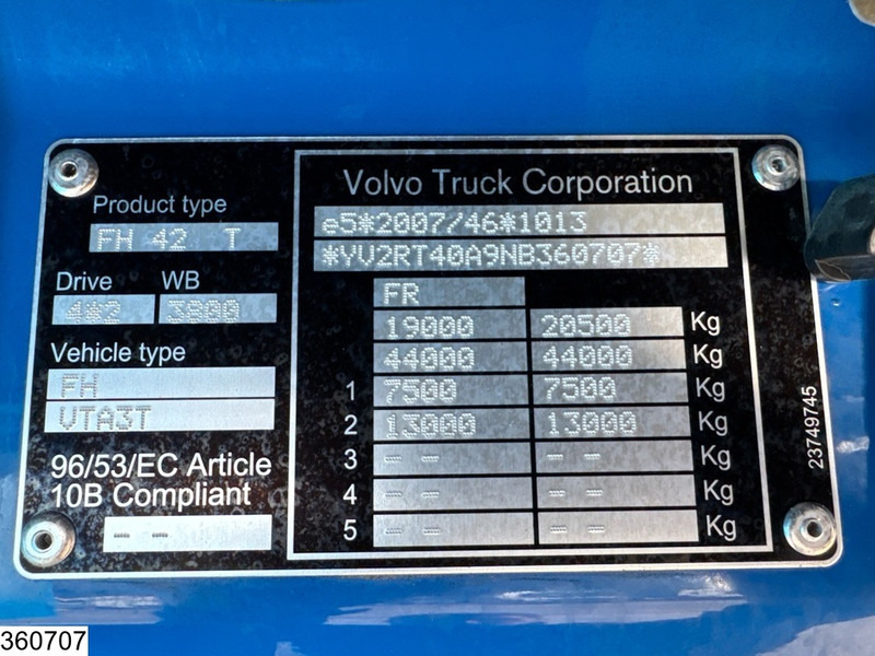 Tractor unit Volvo FH 500 EURO 6, Standairco: picture 10
