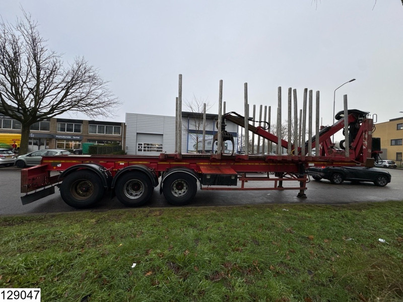 Timber semi-trailer Trax open laadbak Timber transport, Kesla 2014: picture 7