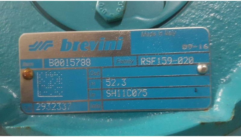 BREVINI RSF 159 - 20 - Transmission/Getriebe/Transmissieba - Gearbox and parts for Construction machinery: picture 5 BREVINI RSF 159 - 20 - Transmission/Getriebe/Transmissieba - Gearbox and parts for Construction machinery: picture 5