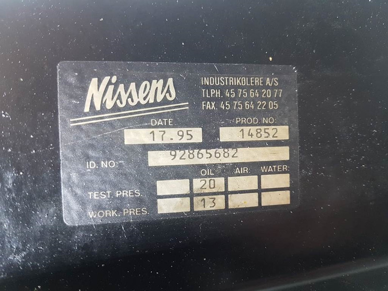 Nissens - Cooler/Kühler/Koeler - Engine and parts for Construction machinery: picture 4 Nissens - Cooler/Kühler/Koeler - Engine and parts for Construction machinery: picture 4