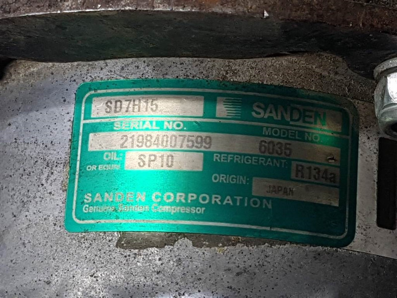 SANDEN SD7H15-6035-Compressor/Kompressor/Aircopomp - A/C compressor for Construction machinery: picture 4 SANDEN SD7H15-6035-Compressor/Kompressor/Aircopomp - A/C compressor for Construction machinery: picture 4