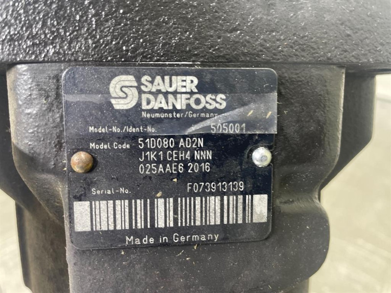 Sauer Danfoss 51D080AD2N-Drive motor/Fahrmotor/Rijmotor - Hydraulics for Construction machinery: picture 4 Sauer Danfoss 51D080AD2N-Drive motor/Fahrmotor/Rijmotor - Hydraulics for Construction machinery: picture 4