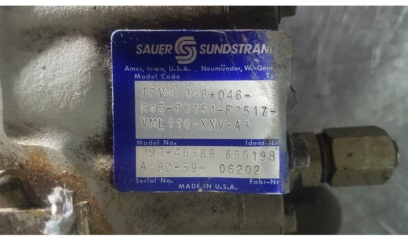 Sauer Sundstrand TPV4/046+046-R4Z - Drive pump - Hydraulics: picture 3 Sauer Sundstrand TPV4/046+046-R4Z - Drive pump - Hydraulics: picture 3