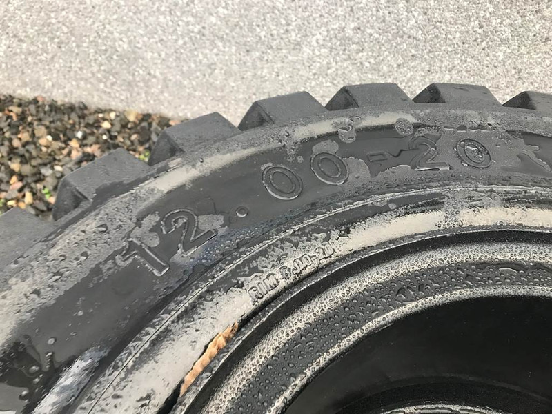 New Wheels and tires for Construction machinery Trelleborg 12.00-20 Dual excavator solid-Tyre/Reifen/Banden: picture 7