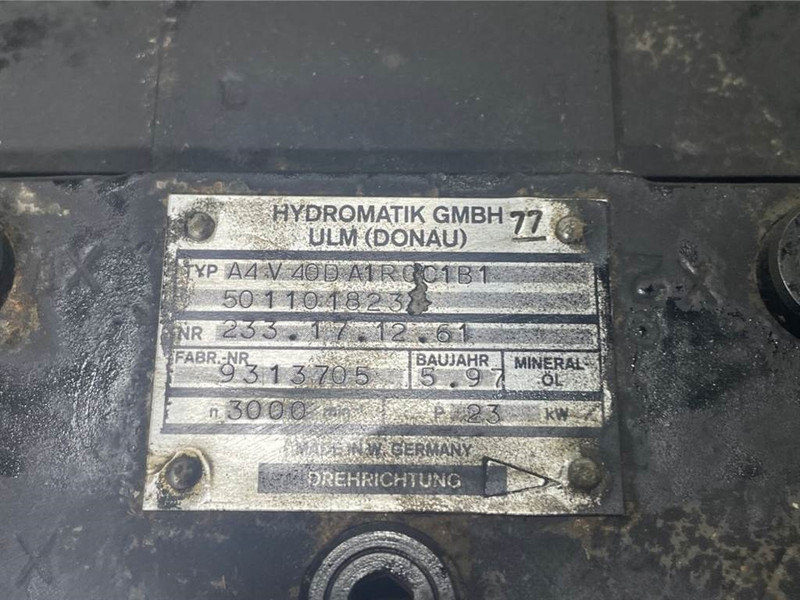 WACKER NEUSON 5011018233/1000192758-Hydromatik A4V40-Drive pump - Hydraulics for Construction machinery: picture 4 WACKER NEUSON 5011018233/1000192758-Hydromatik A4V40-Drive pump - Hydraulics for Construction machinery: picture 4