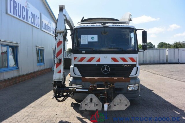 Garbage truck for transportation of garbage Mercedes-Benz Axor 2529 Faun Easypress Frontlader 25 m³ 1.Hd: picture 10