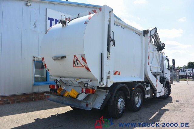 Garbage truck for transportation of garbage Mercedes-Benz Axor 2529 Faun Easypress Frontlader 25 m³ 1.Hd: picture 15