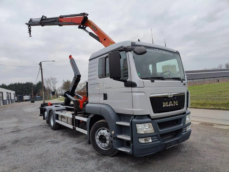 MAN TGS 26.320 Container Multilift + Kraan Palfinger PK16502 - Hook lift truck: picture 2 MAN TGS 26.320 Container Multilift + Kraan Palfinger PK16502 - Hook lift truck: picture 2