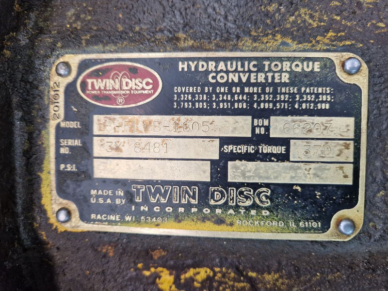 TWIN DISC 8FLWB-1605 - Gearbox: picture 3 TWIN DISC 8FLWB-1605 - Gearbox: picture 3