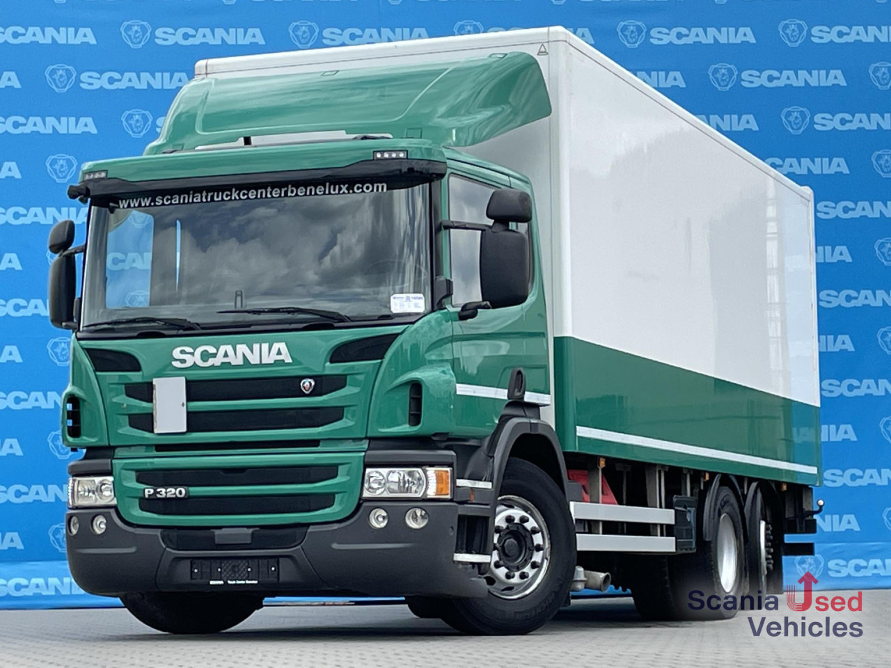 SCANIA P 320 DB6x2*4MNB RETARDER FULL AIR 8T TAIL LIFT AC - Box truck: picture 1 SCANIA P 320 DB6x2*4MNB RETARDER FULL AIR 8T TAIL LIFT AC - Box truck: picture 1