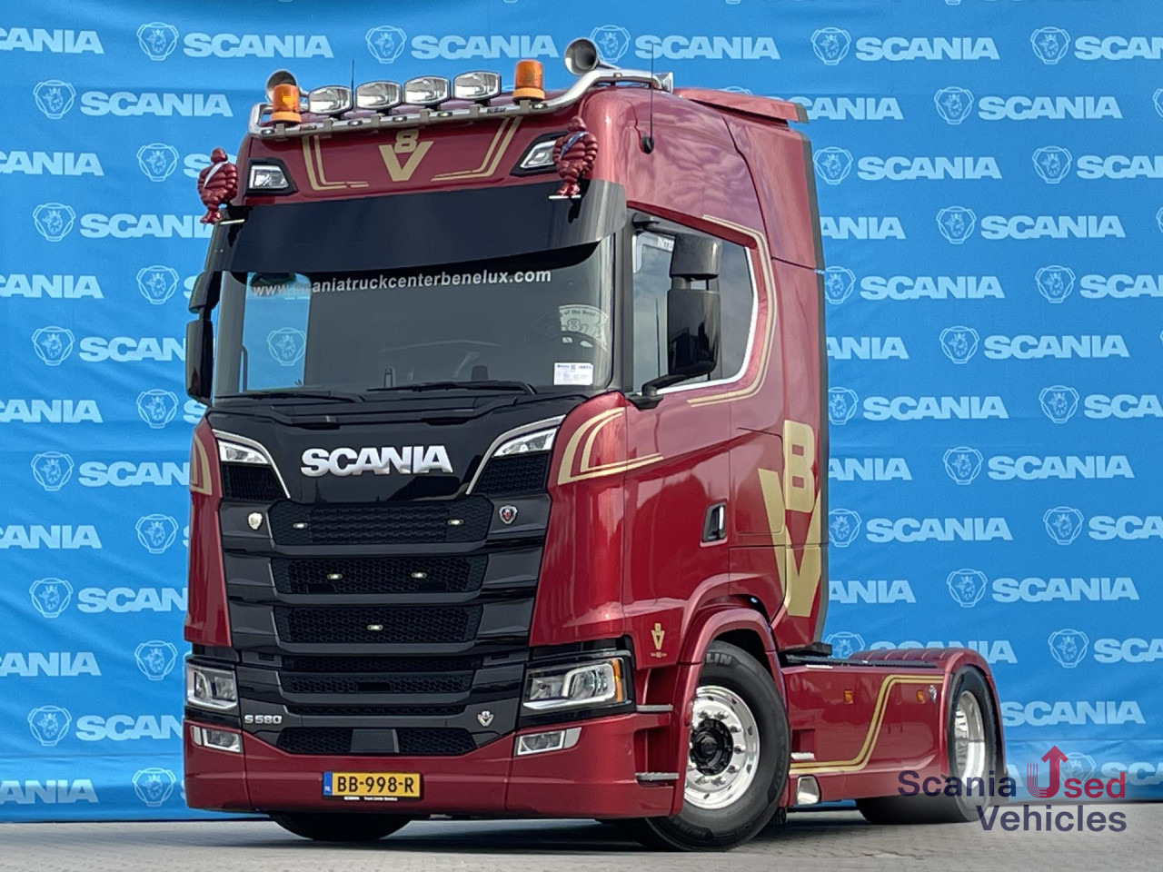 Tractor unit SCANIA S 580 A4x2NB DIFF-L RETARDER FULL AIR 9T V8: picture 1