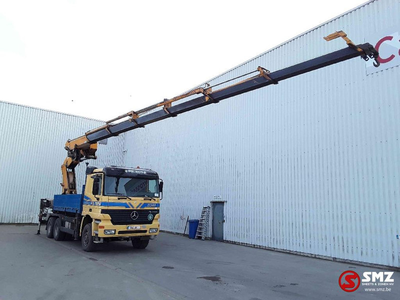 Mercedes-Benz Actros 3340 6x6 Effer 680 6s ext/remote 338'km - Dropside/ Flatbed truck, Crane truck: picture 1 Mercedes-Benz Actros 3340 6x6 Effer 680 6s ext/remote 338'km - Dropside/ Flatbed truck, Crane truck: picture 1