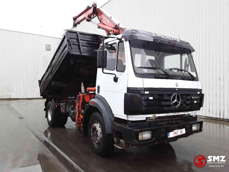 Mercedes-Benz SK 1824 lames grue - Tipper, Crane truck: picture 1 Mercedes-Benz SK 1824 lames grue - Tipper, Crane truck: picture 1
