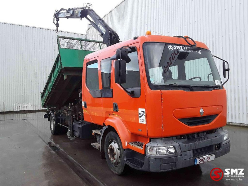 Renault Midlum 210 Hiab 102 manual pump - Tipper, Crane truck: picture 1 Renault Midlum 210 Hiab 102 manual pump - Tipper, Crane truck: picture 1