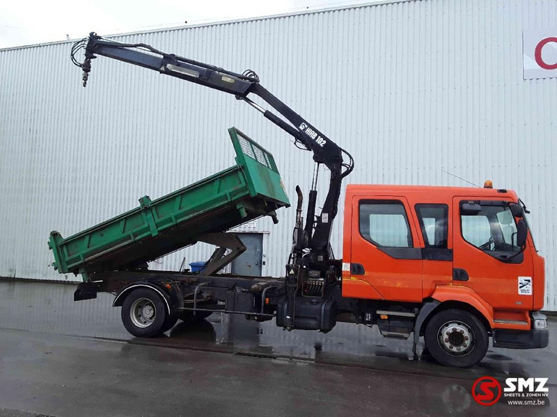 Renault Midlum 210 Hiab 102 manual pump - Tipper, Crane truck: picture 4 Renault Midlum 210 Hiab 102 manual pump - Tipper, Crane truck: picture 4