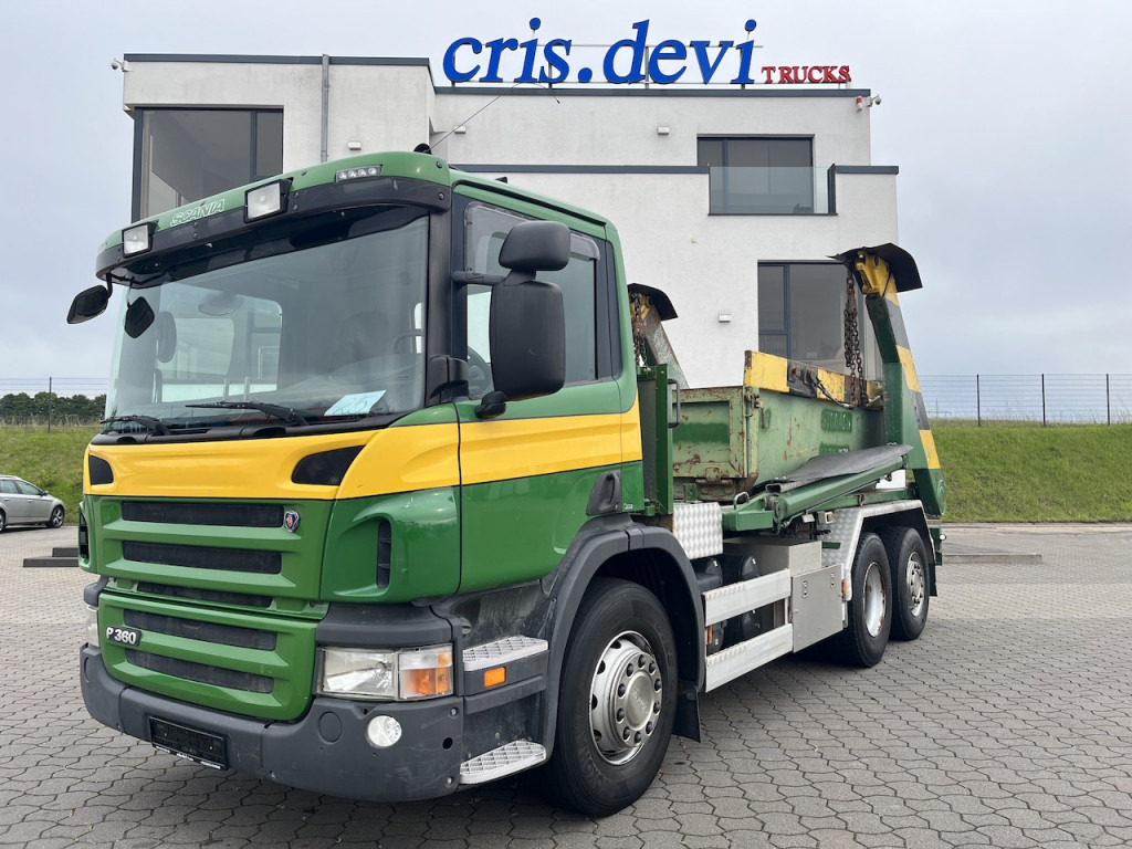 Scania P360 6x2 Trösch Absetzkipper Container - Skip loader truck: picture 1 Scania P360 6x2 Trösch Absetzkipper Container - Skip loader truck: picture 1