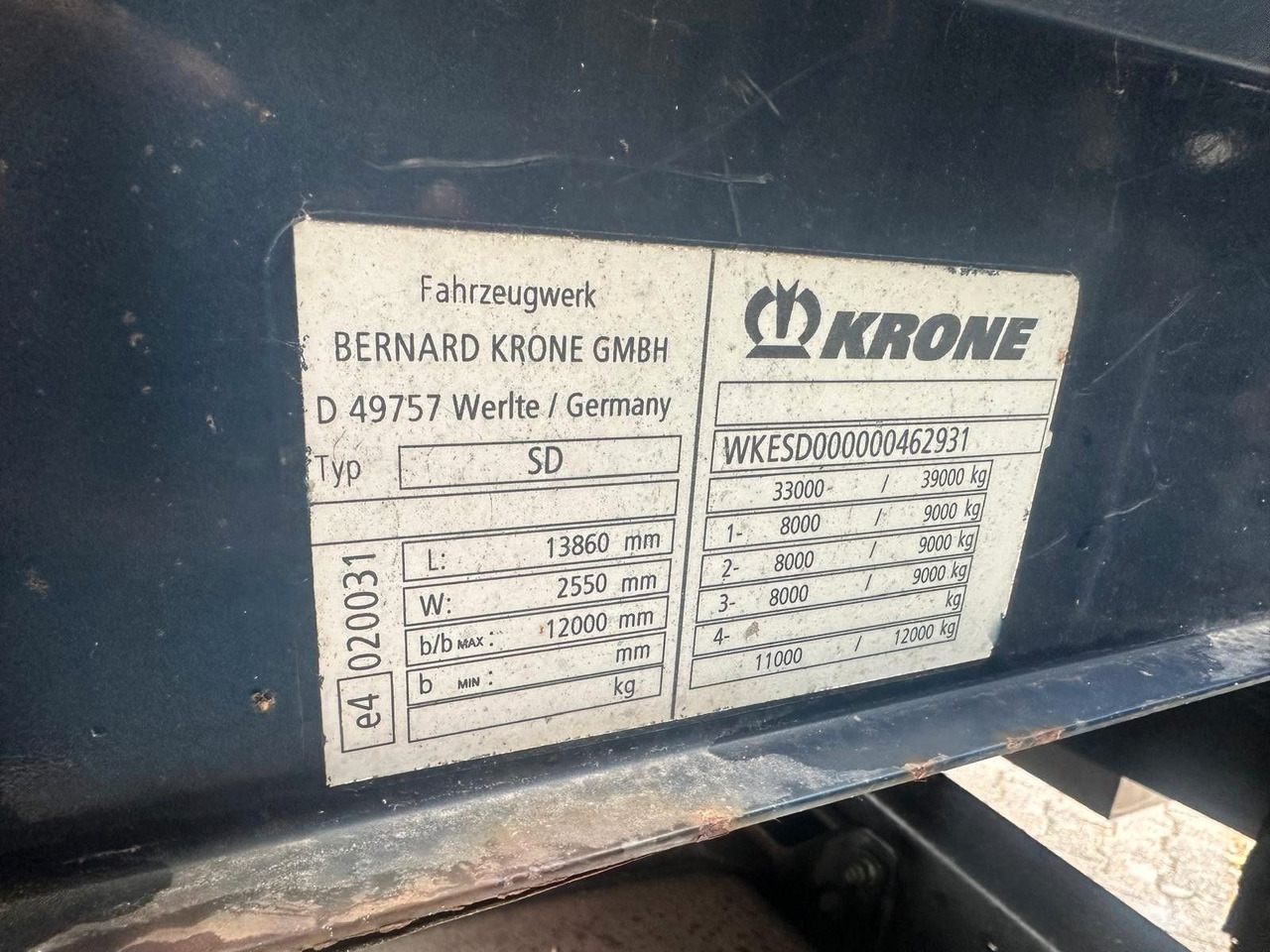 Curtainsider semi-trailer Krone SDP27   Profiliner Edscher  XL , SAF Scheibenbre: picture 9
