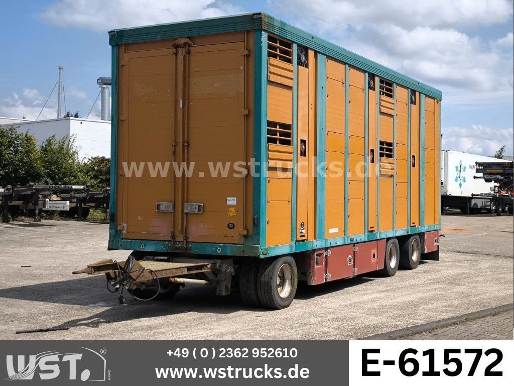 Menke-Janzen Menke 2 Stock Vollalu 8 m Hubdach Viehanhänger - Livestock trailer: picture 1 Menke-Janzen Menke 2 Stock Vollalu 8 m Hubdach Viehanhänger - Livestock trailer: picture 1