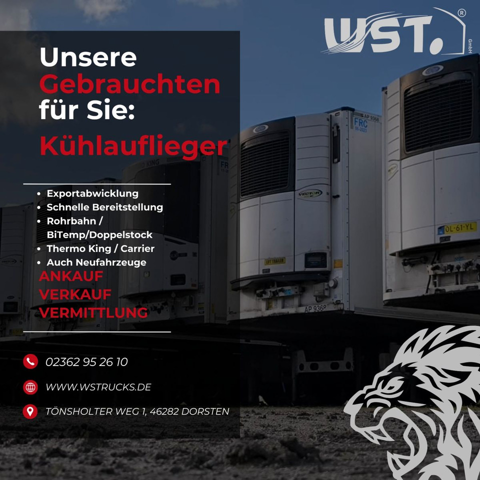 Schmitz Cargobull Kühlauflieger Blumenbreit Vector 1550 - Refrigerator semi-trailer: picture 2 Schmitz Cargobull Kühlauflieger Blumenbreit Vector 1550 - Refrigerator semi-trailer: picture 2