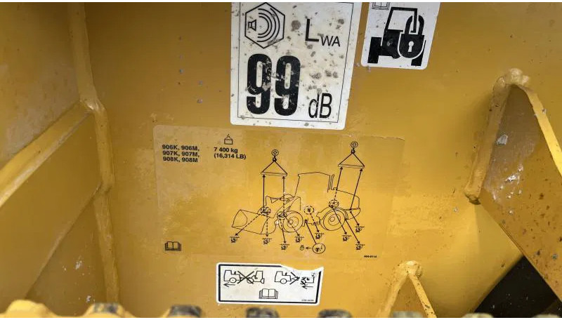 Wheel loader Caterpillar 908 M Klappschaufel+Pal.gabel Schnellwechsl. 908 M 4x4 Klappschaufel+Pal.gabel Schnellwechsl.: picture 19