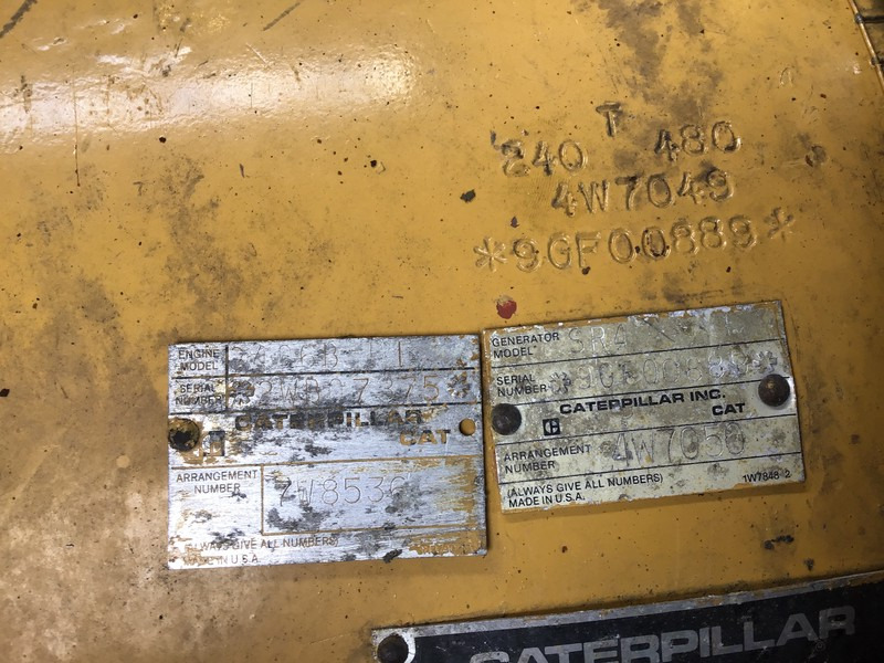 Generator set Caterpillar 3406B GENERATOR 320 KVA USED: picture 11
