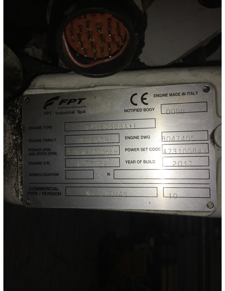 Construction machinery FPT F4HE0686A*E FOR PARTS: picture 6