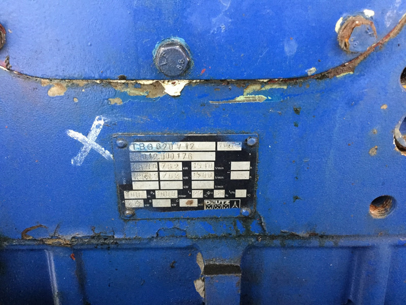 MWM TBG620V12 GENERATOR 738KVA USED - Generator set: picture 3 MWM TBG620V12 GENERATOR 738KVA USED - Generator set: picture 3