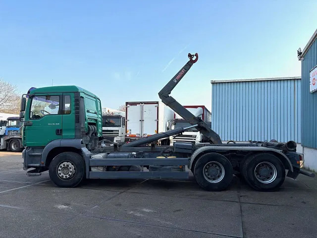 MAN TGA 26.360BB 6x4 FULL STEEL MULTILIFT HOOK-ARM (ZF16 MANUAL GEARBOX / FULL STEEL SUSPENSION / REDUCTION AXLES / AIRCONDITIONING) - Hook lift truck: picture 5 MAN TGA 26.360BB 6x4 FULL STEEL MULTILIFT HOOK-ARM (ZF16 MANUAL GEARBOX / FULL STEEL SUSPENSION / REDUCTION AXLES / AIRCONDITIONING) - Hook lift truck: picture 5