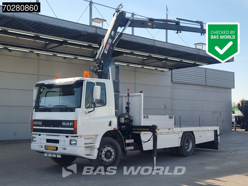 DAF CF65. 220 4X2 NL-Truck Hiab 135-3 Kran Crane Remote Euro 2 - Dropside/ Flatbed truck, Crane truck: picture 1 DAF CF65. 220 4X2 NL-Truck Hiab 135-3 Kran Crane Remote Euro 2 - Dropside/ Flatbed truck, Crane truck: picture 1