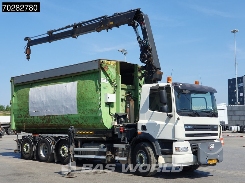 Hook lift truck, Crane truck DAF CF85.360 8X2 NL-Truck Hiab 211 E-3 HIPRO Kran 21T Multilift Euro 5: picture 7