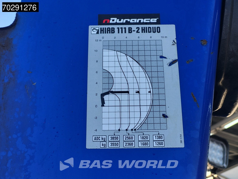 Dropside/ Flatbed truck, Crane truck DAF LF 260 LF 4X2 HIAB 111 B-2 Hiduo Crane Automatic ACC Euro 6: picture 20