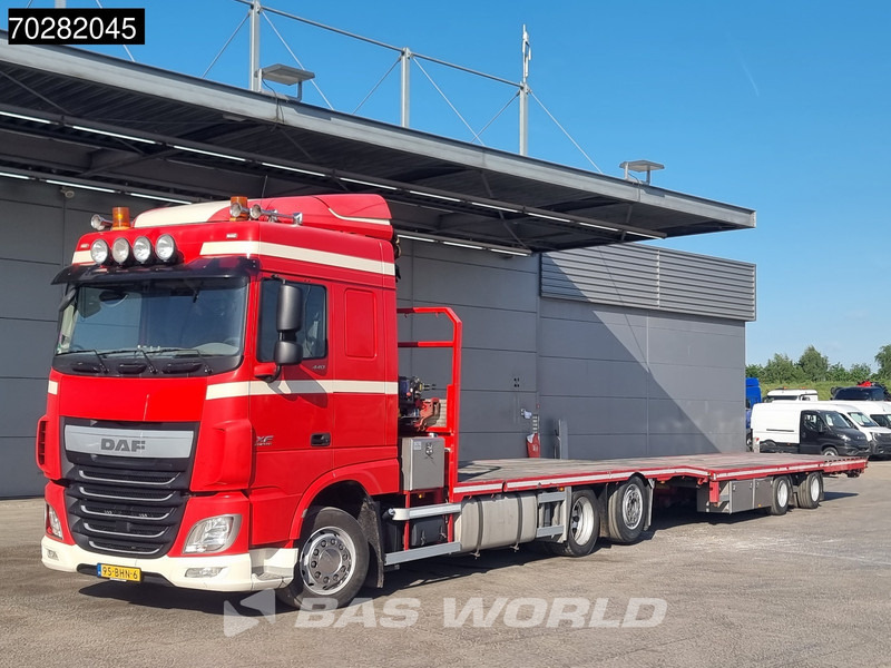 DAF XF 440 6X2 NL-Truck Transporter HMF 900-K2 Kran Lift-Lenkachse Euro 6 - Dropside/ Flatbed truck, Crane truck: picture 5 DAF XF 440 6X2 NL-Truck Transporter HMF 900-K2 Kran Lift-Lenkachse Euro 6 - Dropside/ Flatbed truck, Crane truck: picture 5
