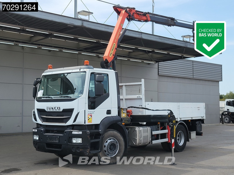 Iveco Stralis 310 4X2 Palfinger PK12002 EH Kran Crane Rotator Automatic Full Steel Euro 6 - Dropside/ Flatbed truck, Crane truck: picture 1 Iveco Stralis 310 4X2 Palfinger PK12002 EH Kran Crane Rotator Automatic Full Steel Euro 6 - Dropside/ Flatbed truck, Crane truck: picture 1
