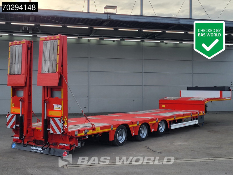 Kässbohrer LB3E 3 axles Steering+Lift Axle Extendable Ramps - Low loader semi-trailer: picture 2 Kässbohrer LB3E 3 axles Steering+Lift Axle Extendable Ramps - Low loader semi-trailer: picture 2