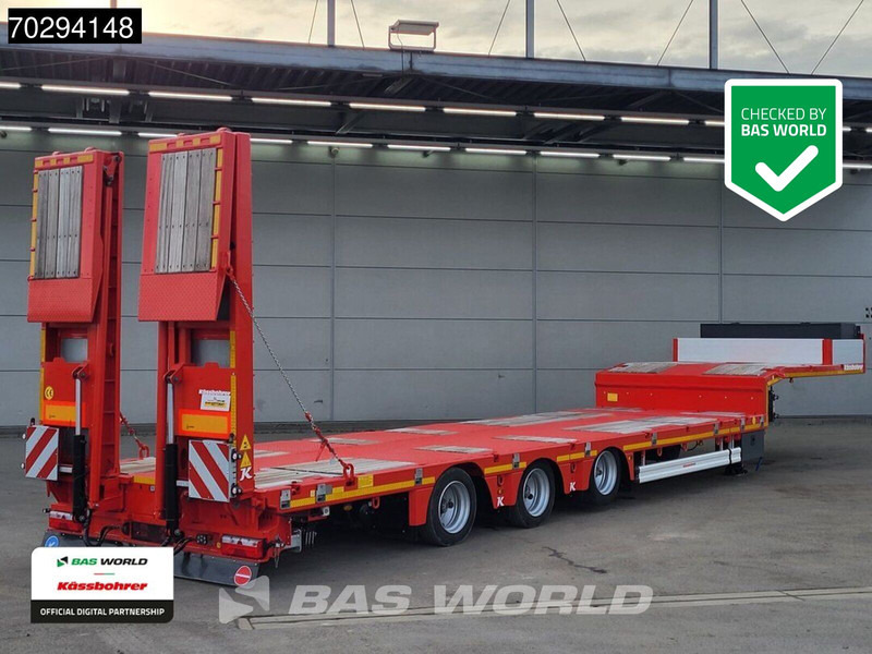 Kässbohrer LB3E 3 axles Steering+Lift Axle Extendable Ramps - Low loader semi-trailer: picture 1 Kässbohrer LB3E 3 axles Steering+Lift Axle Extendable Ramps - Low loader semi-trailer: picture 1