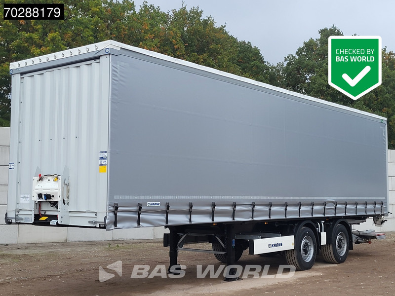 Krone SD NEW Tailgate City Lift + Steeringaxle - Curtainsider semi-trailer: picture 1 Krone SD NEW Tailgate City Lift + Steeringaxle - Curtainsider semi-trailer: picture 1